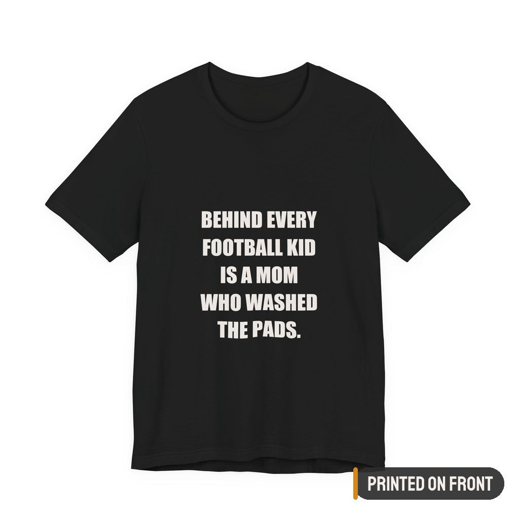 Football Mom Shirt — printed on front (placement label)