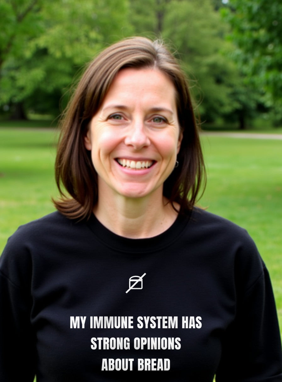 My Immune System Has Strong Opinions About Bread Shirt — worn lifestyle photo