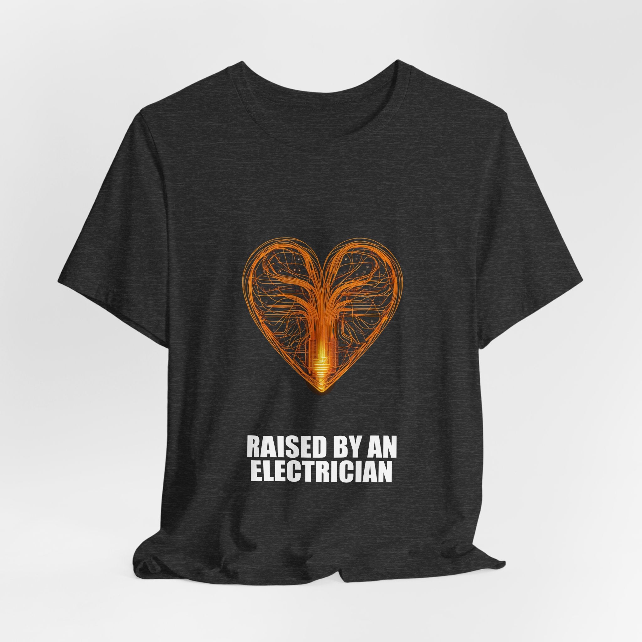 Raised By An Electrician T-Shirt - Electrician Gift, Funny Trade Shirt