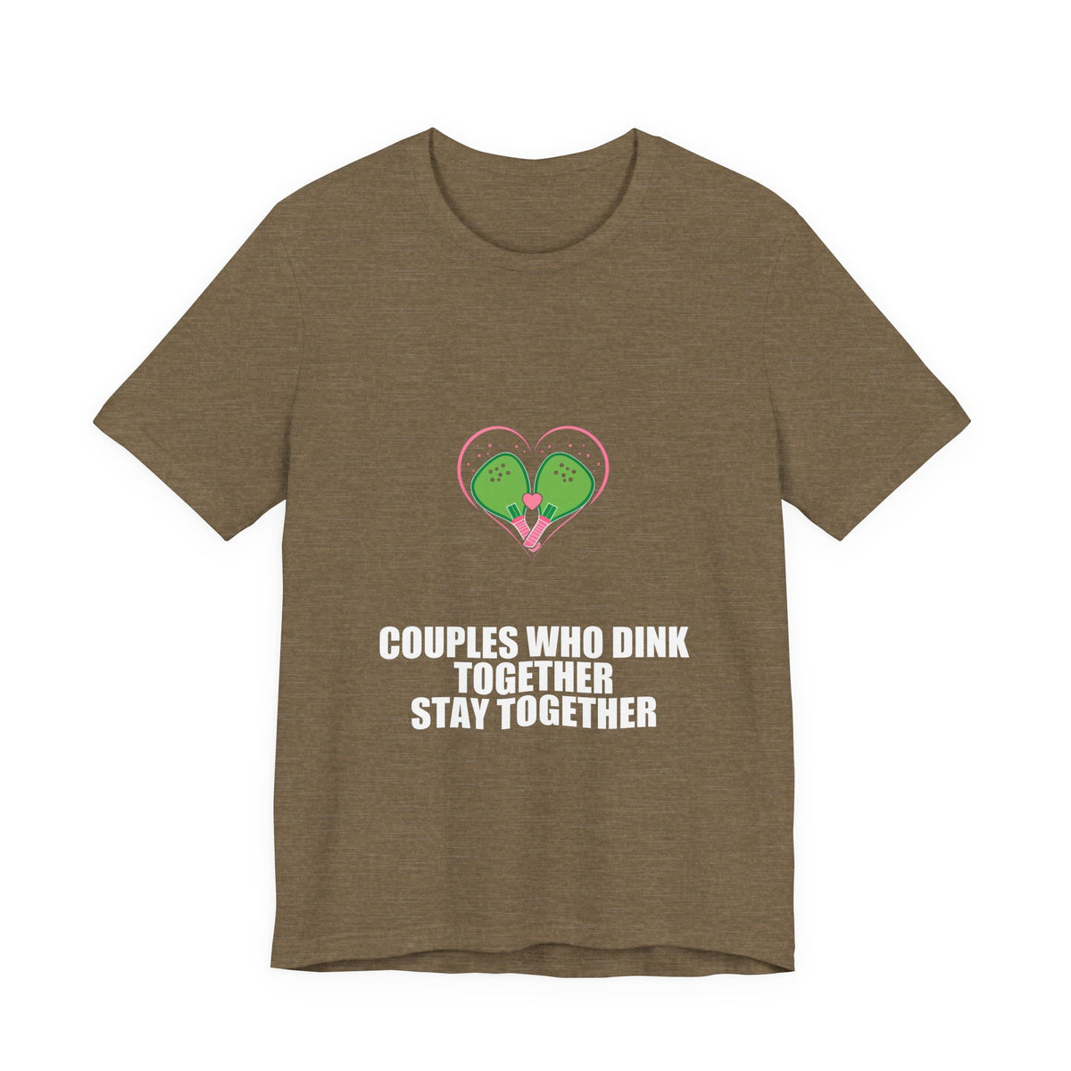 Couples Who Dink Together Stay Together Shirt - Pickleball Player, Pickleball Gift, Tee, T-Shirt