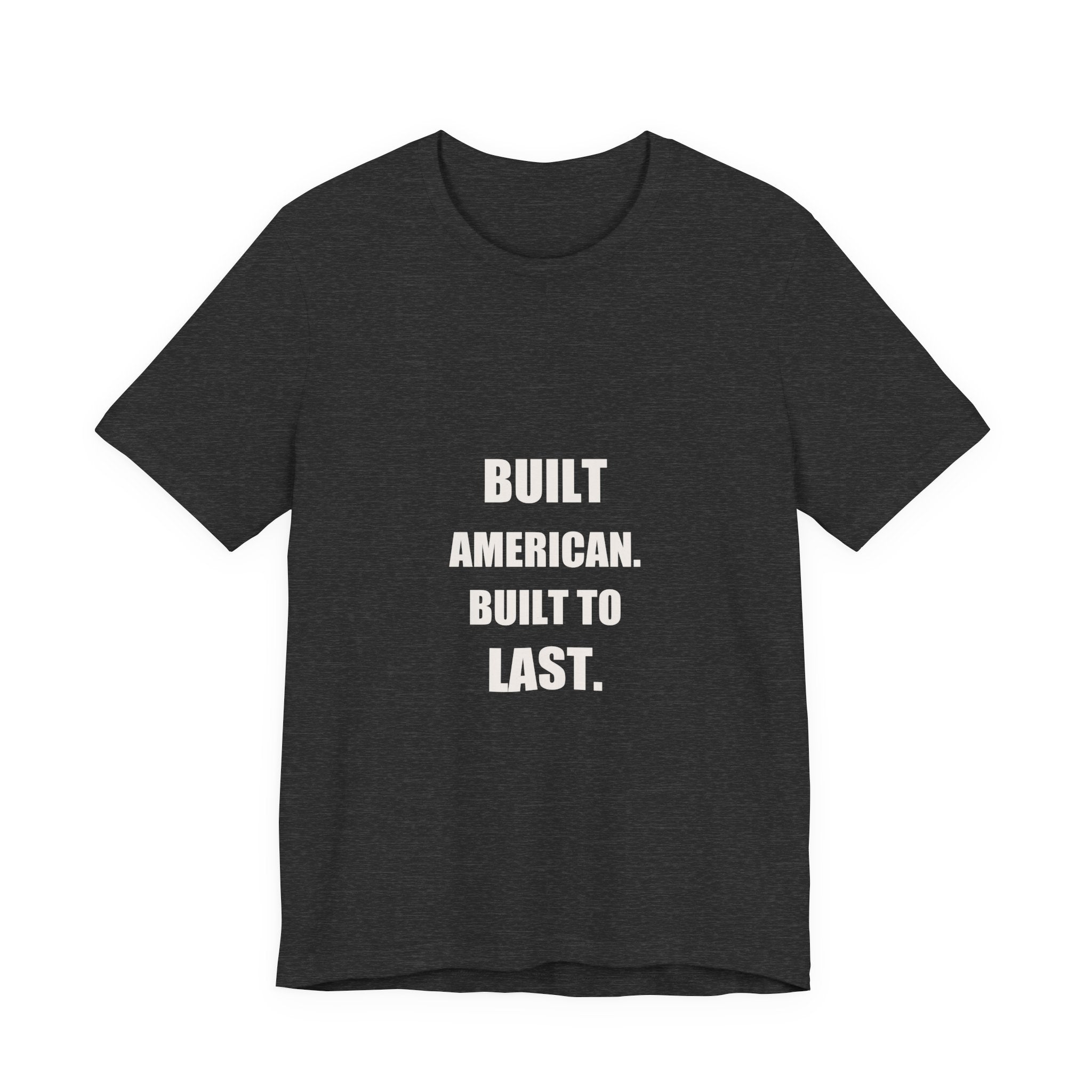 Built American Built To Last Shirt - American Mechanic Gift, Patriotic Tradesman Tee, 4th Of July Worker, Premium Bella Canvas
