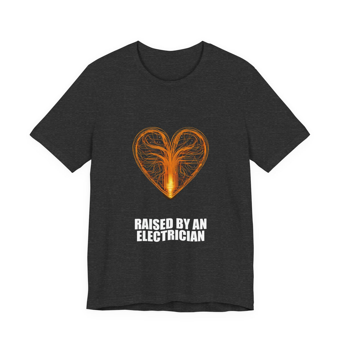 Raised By An Electrician T-Shirt - Electrician Gift, Funny Trade Shirt