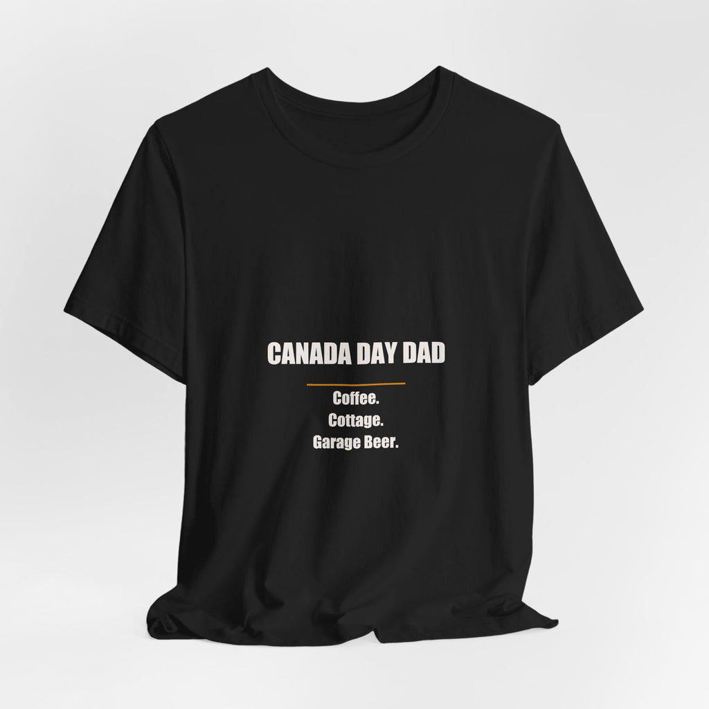 Canada Day Dad Shirt - Coffee Cottage Garage Beer, Funny Canadian Dad Gift, July 1 Dad Tee, Premium Bella Canvas