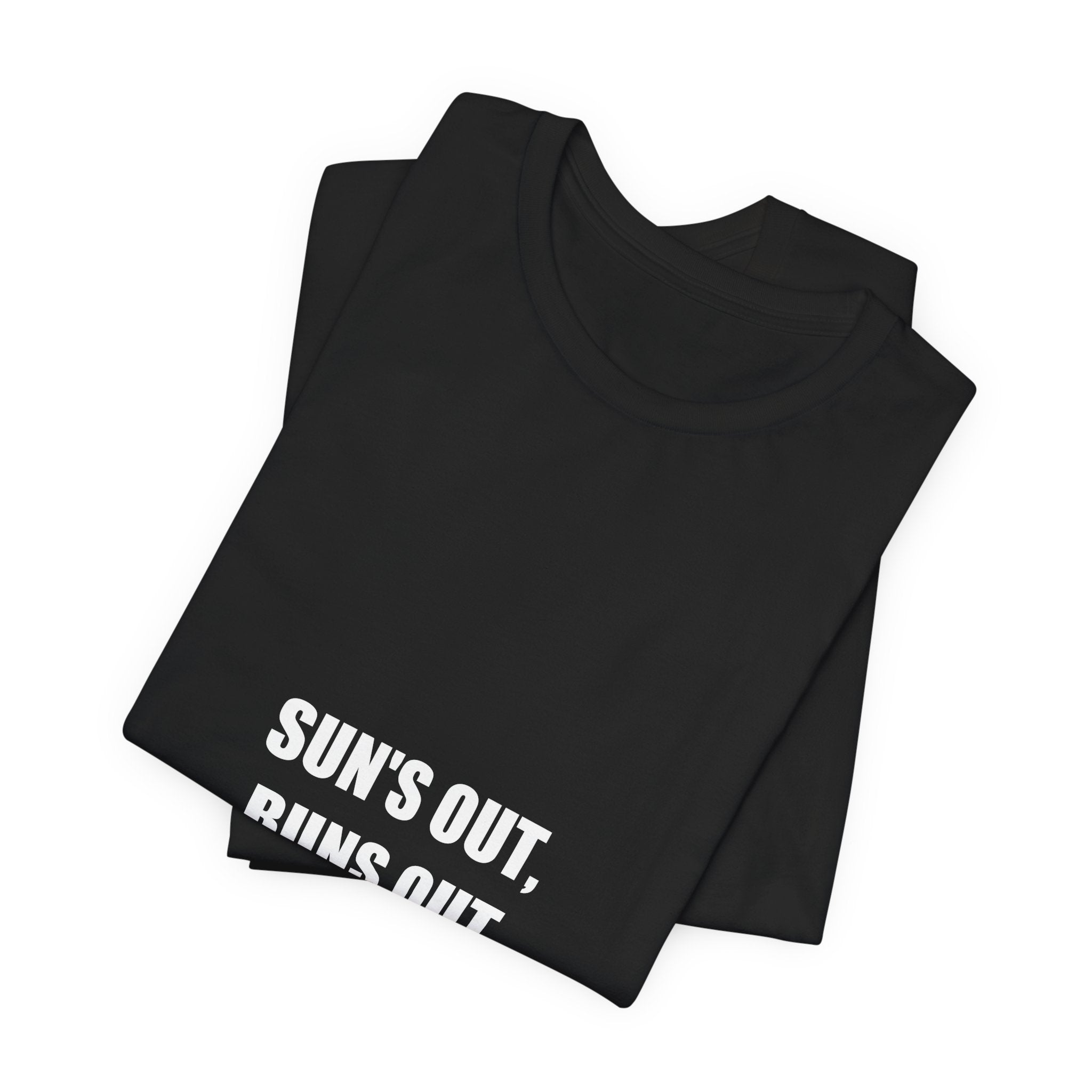 Sun's Out Buns Out Shirt - Funny Burger BBQ Dad Tee, Summer Grilling Gift, Premium Bella Canvas
