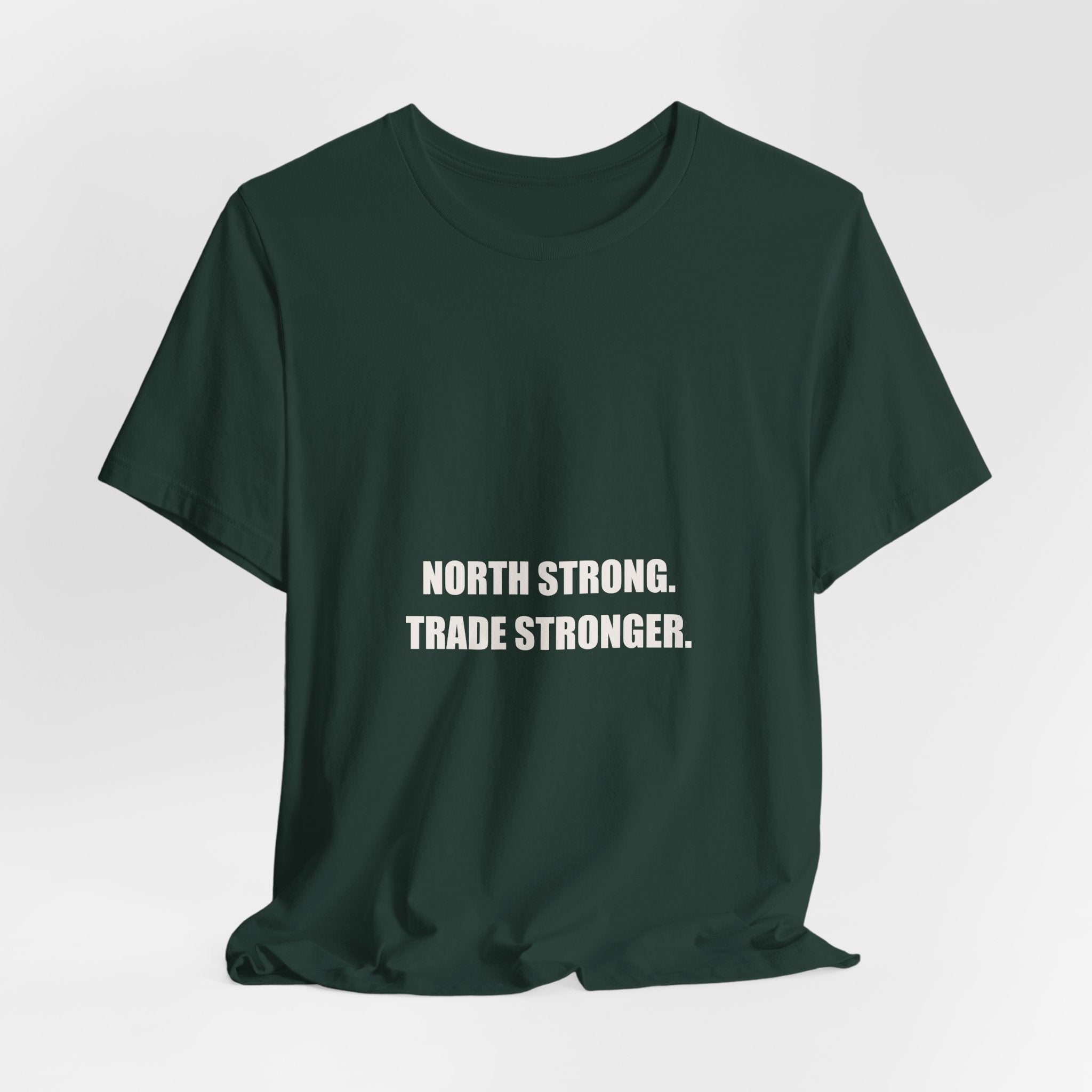 North Strong Trade Stronger Shirt - Canadian Tradesman, Canada Day Worker Gift, Patriotic Tradesman, Premium Bella Canvas