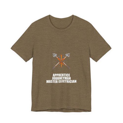 Apprentice Journeyman Master Electrician Shirt - view 2