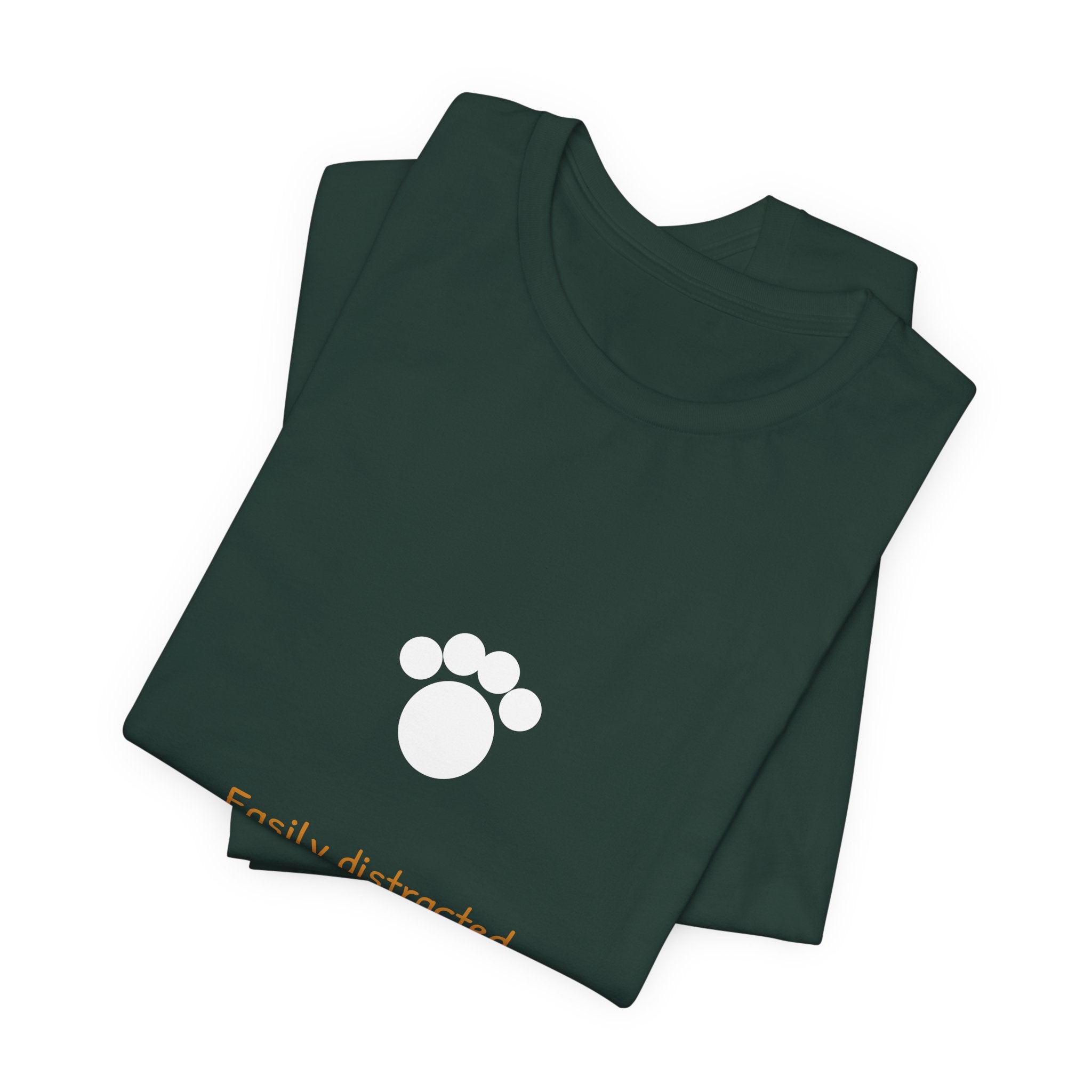 Easily Distracted By Dogs And Coffee Shirt - Funny Dog Mom Tee, Coffee Lover Gift, Premium Bella Canvas