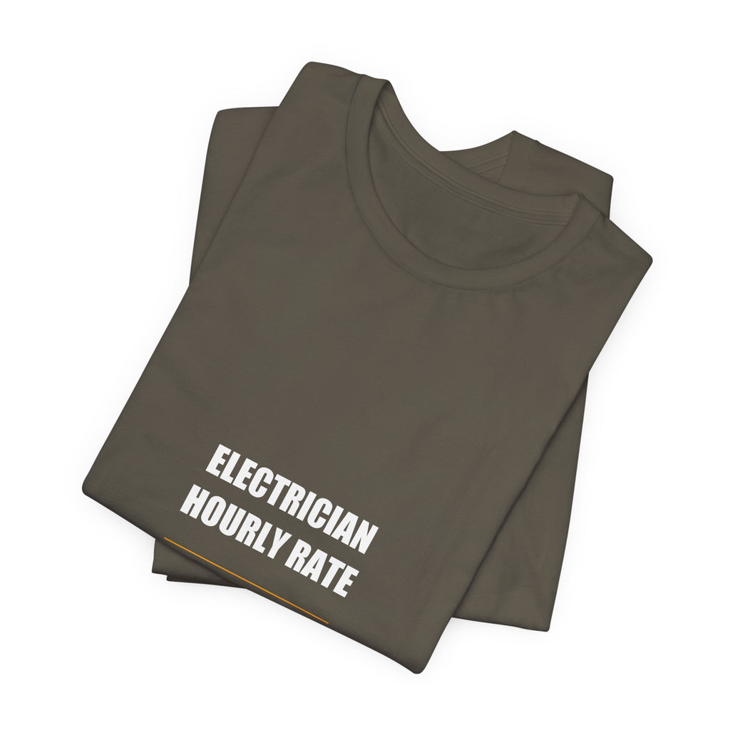 Electrician Hourly Rate Shirt - view 18