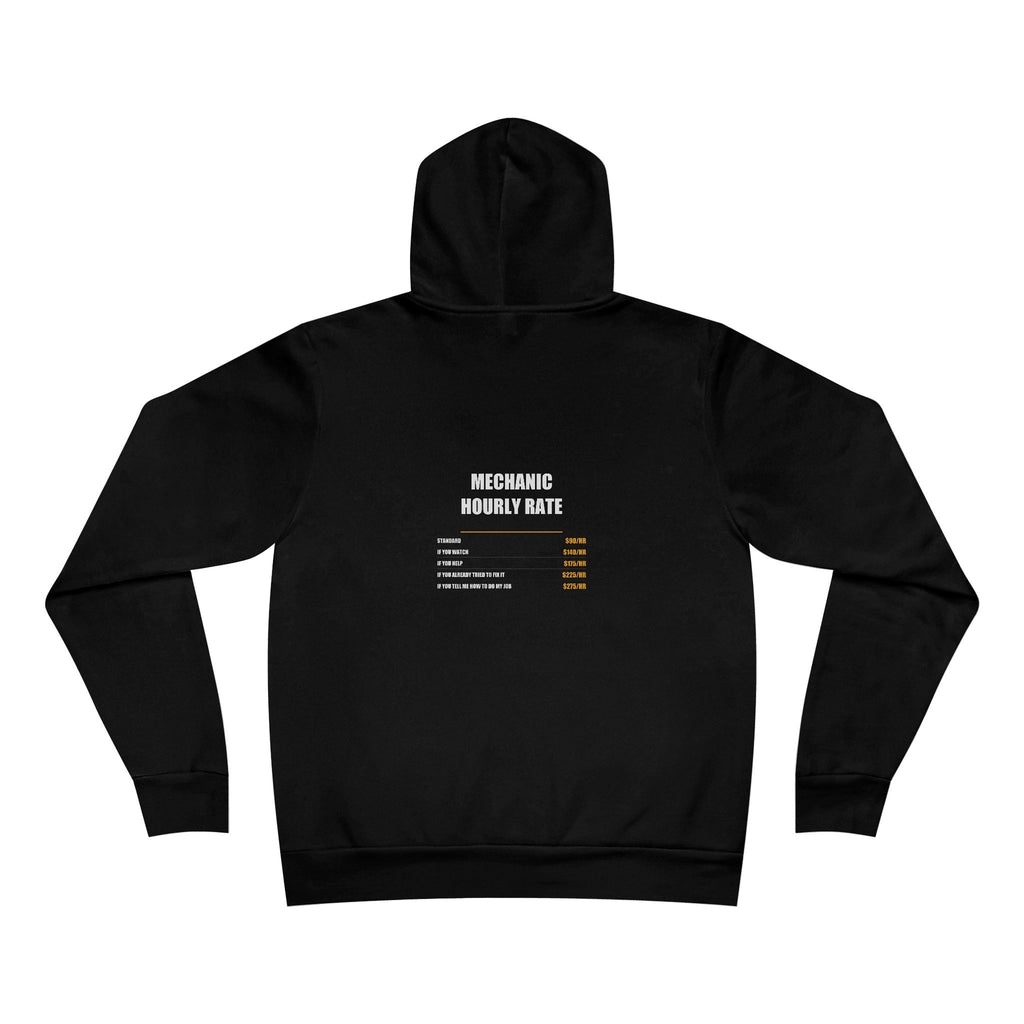 Mechanic Hourly Rate Hoodie - Mechanic, Mechanic Gift, Funny Mechanic, Mechanic Gifts, Pullover Hoodie, Sweatshirt