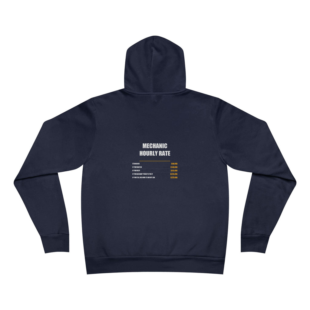 Mechanic Hourly Rate Hoodie - Mechanic, Mechanic Gift, Funny Mechanic, Mechanic Gifts, Pullover Hoodie, Sweatshirt