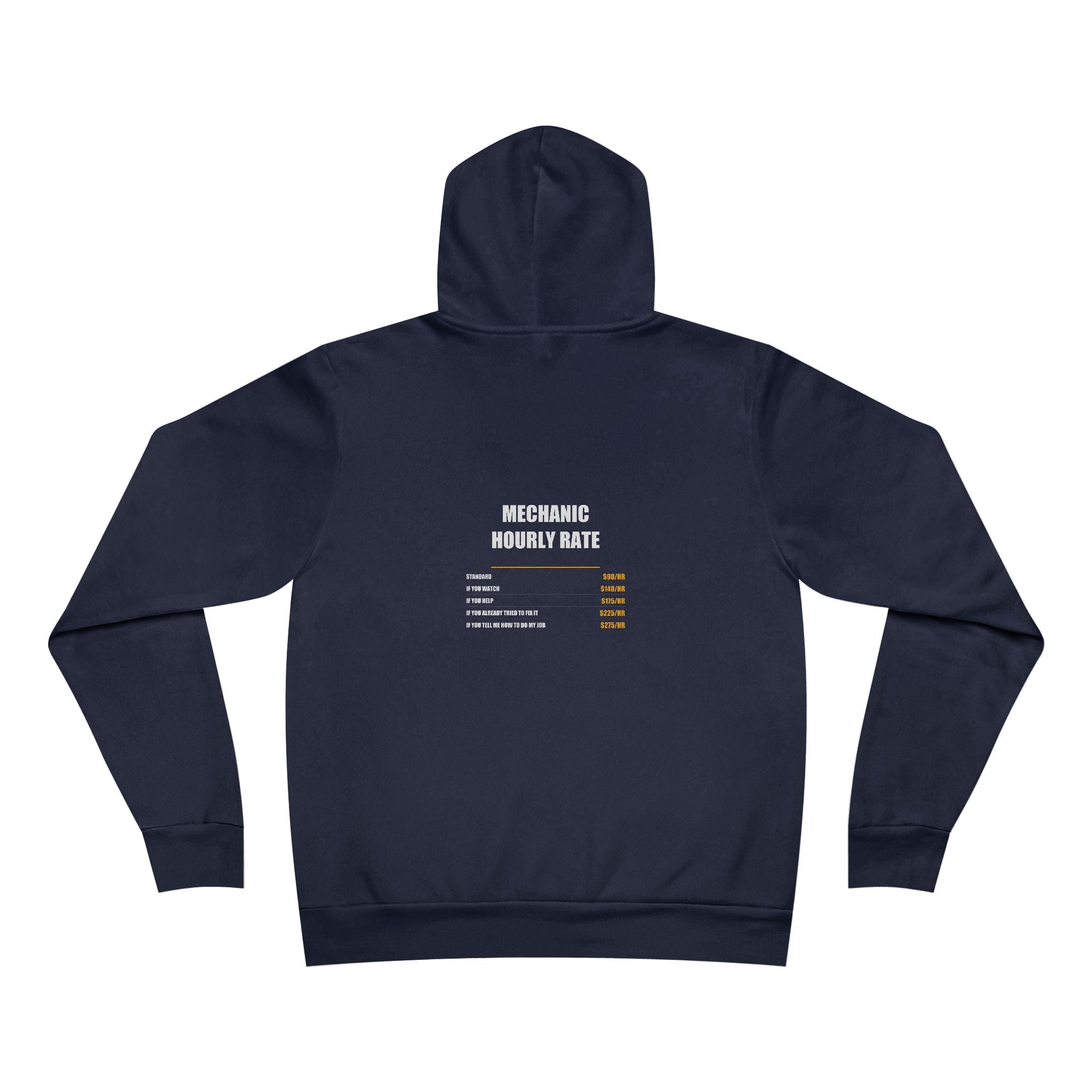 Mechanic Hourly Rate Hoodie - Mechanic, Mechanic Gift, Funny Mechanic, Mechanic Gifts, Pullover Hoodie, Sweatshirt
