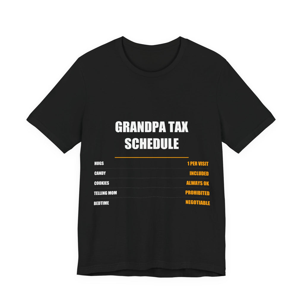 Grandpa Tax Schedule Shirt, Hugs Candy Cookies, Father's Day Gift from Kindling & Hammer