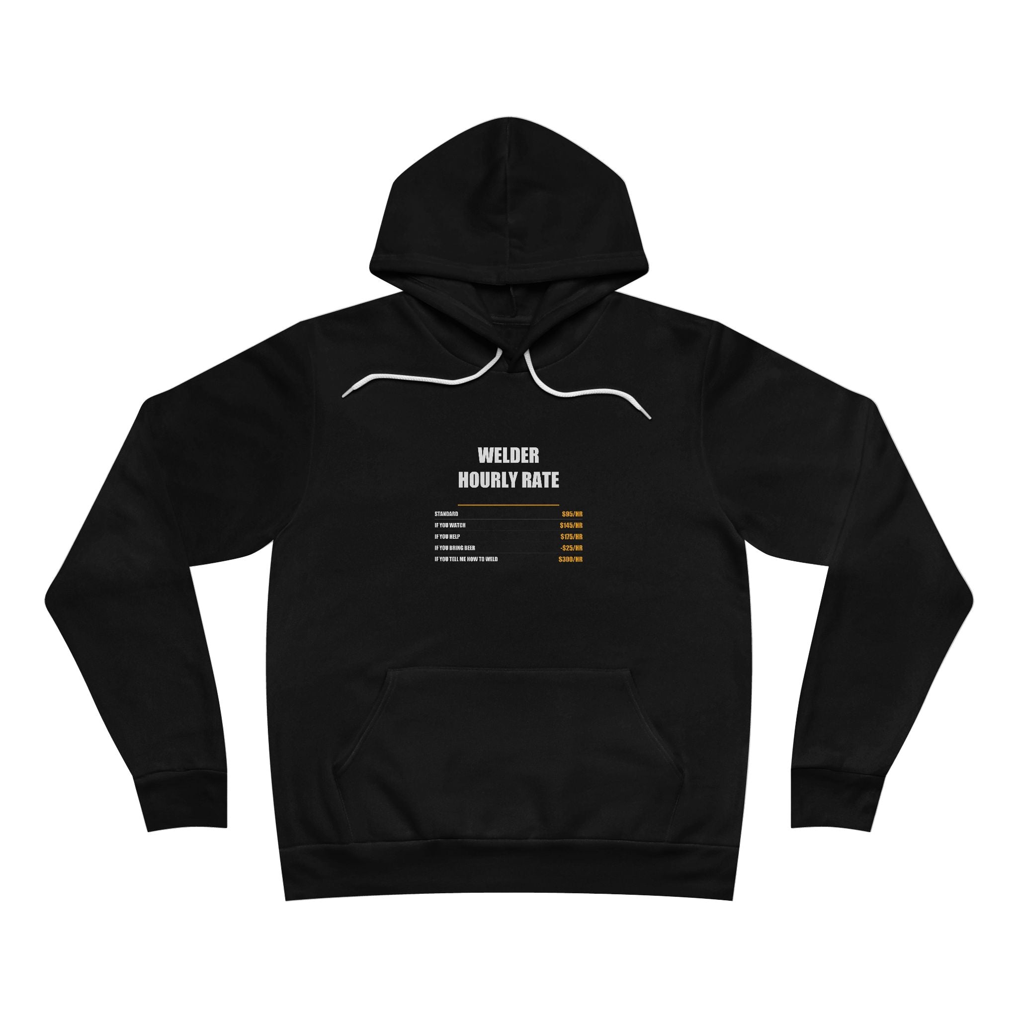 Welder Hourly Rate Hoodie from Kindling & Hammer