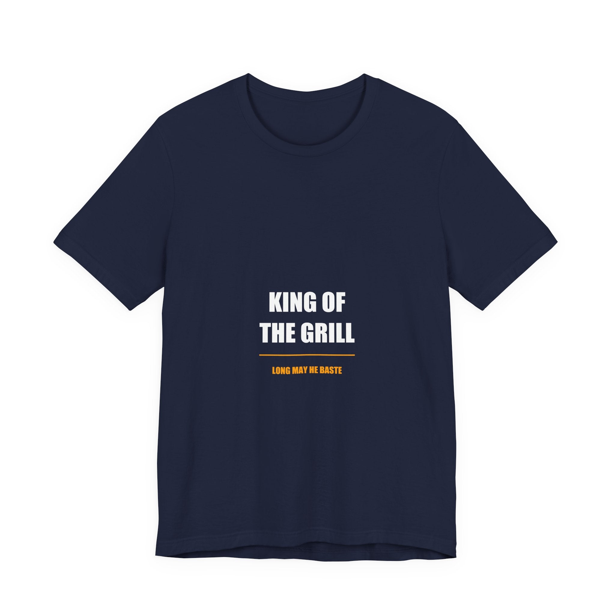 King of the Grill Shirt - Funny BBQ Dad Tee, Father's Day Grilling Gift, Premium Bella Canvas
