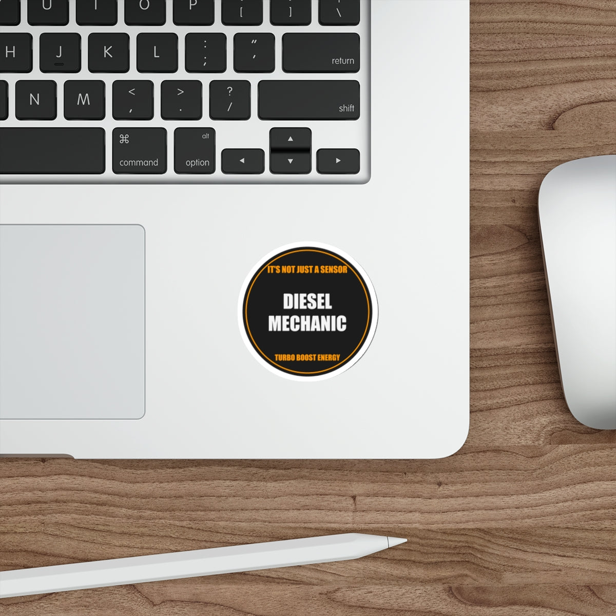 Diesel Mechanic Die-Cut Vinyl Sticker - view 9