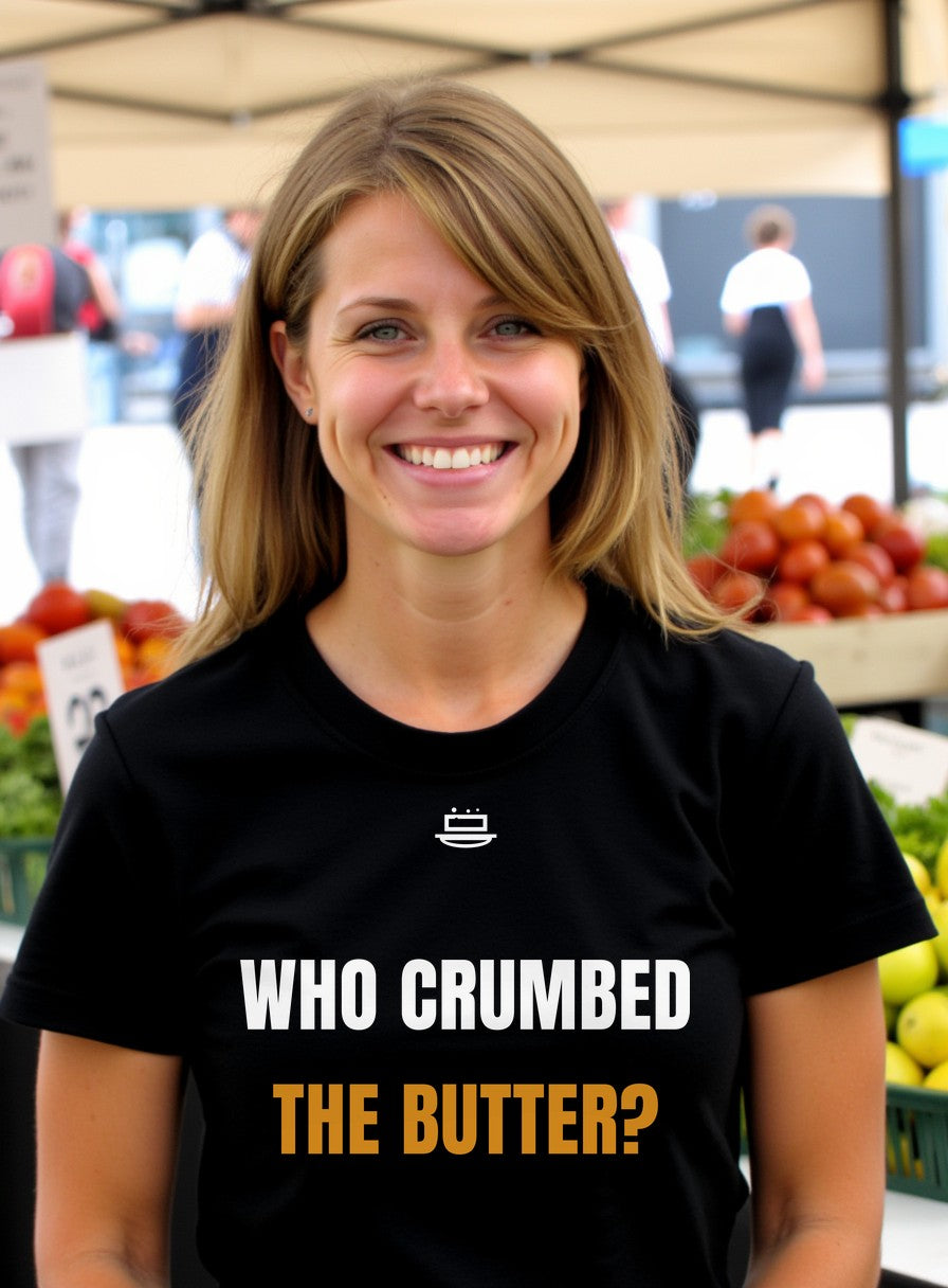 Who Crumbed The Butter Shirt — worn lifestyle photo