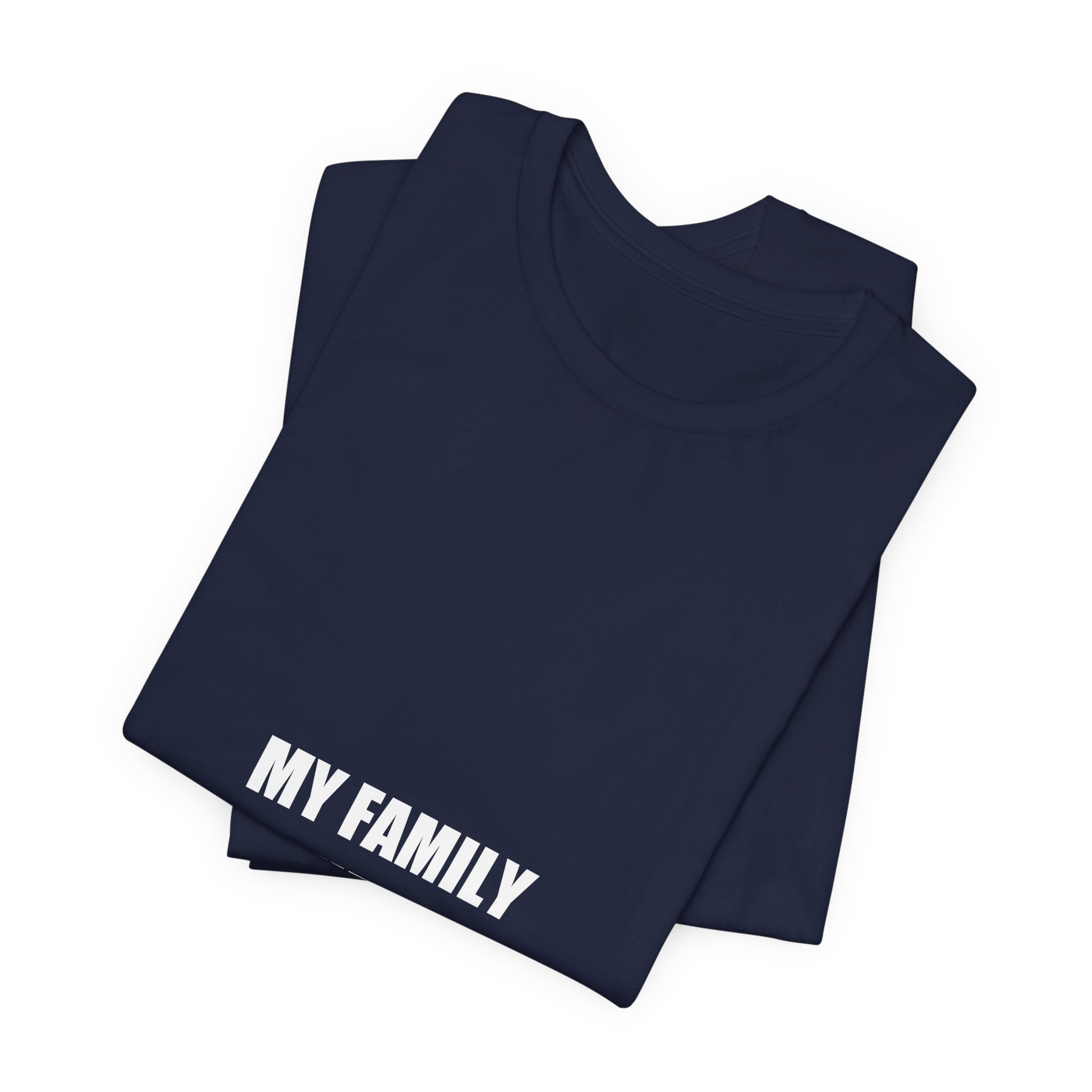 My Family Is Fur Real Shirt - Cute Dog Lover Gift, Dog Family Tee, Gift for Dog Mom Dad, Premium Bella Canvas