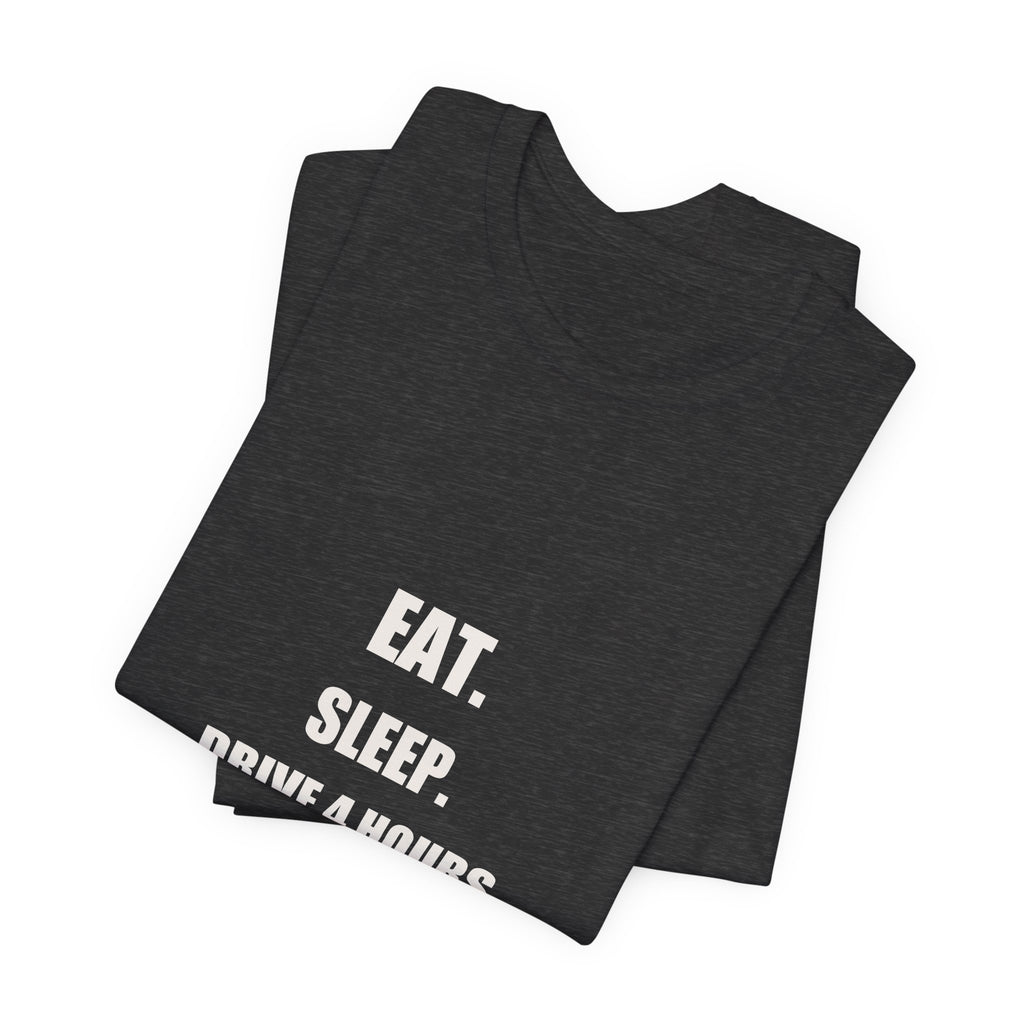Travel Baseball Mom Shirt - Eat Sleep Drive 4 Hours To A Tournament Repeat, Funny Baseball Mom Gift, Premium Tee