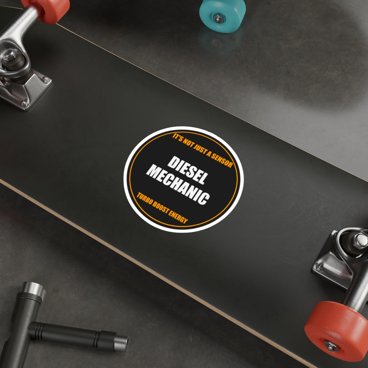 Diesel Mechanic Die-Cut Vinyl Sticker - view 18