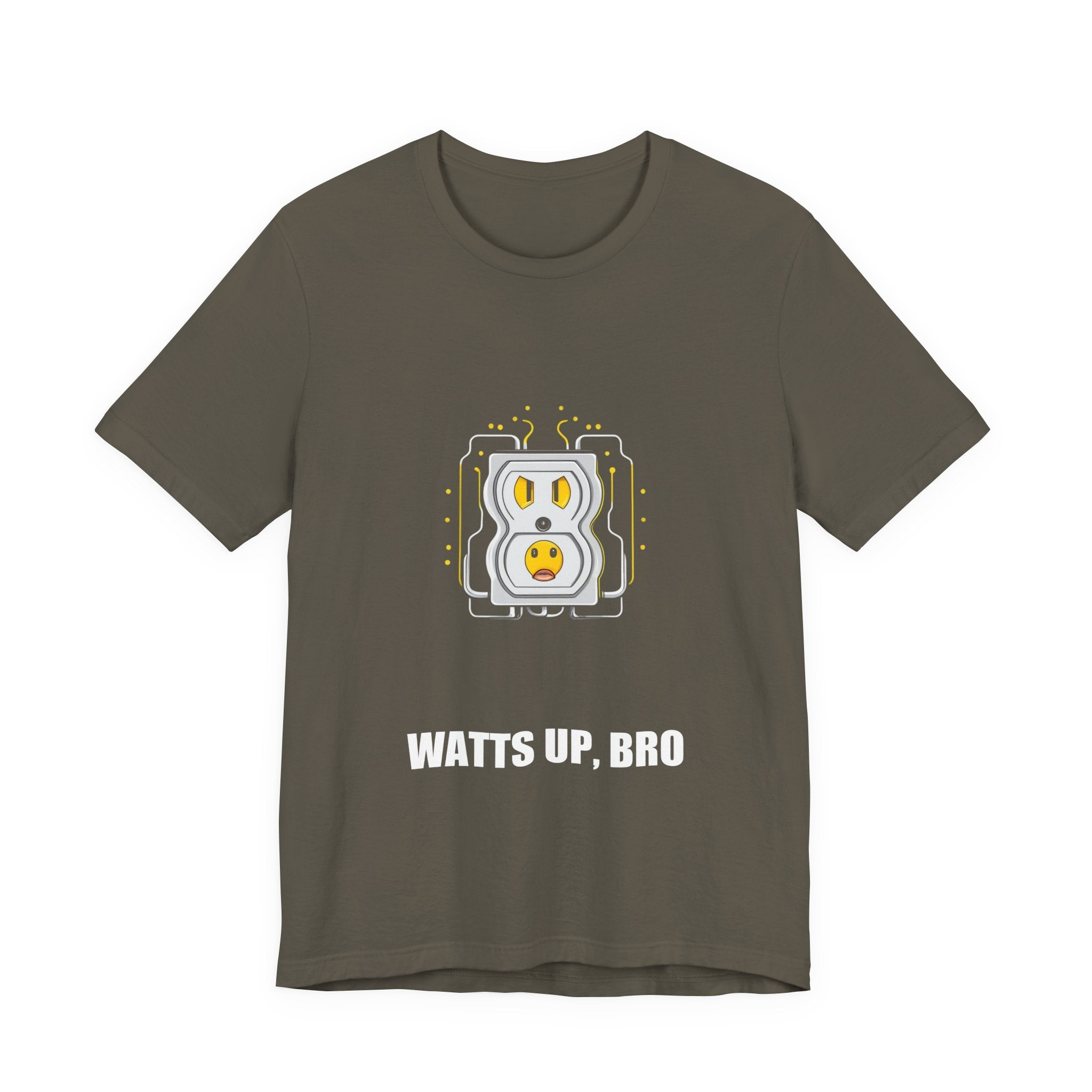 Watts Up Bro Funny Electrician Shirt - Electrician, Electrician Gift, Funny Electrician, Electrician Gifts, Tee, T-Shirt