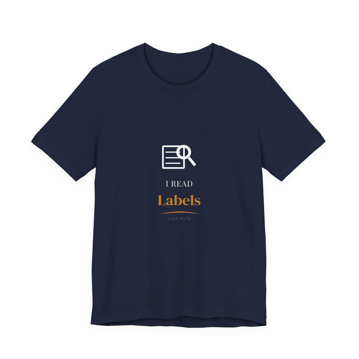 I Read Labels For Fun Celiac Shirt - Farmhouse Serif Edition, Premium Bella Canvas