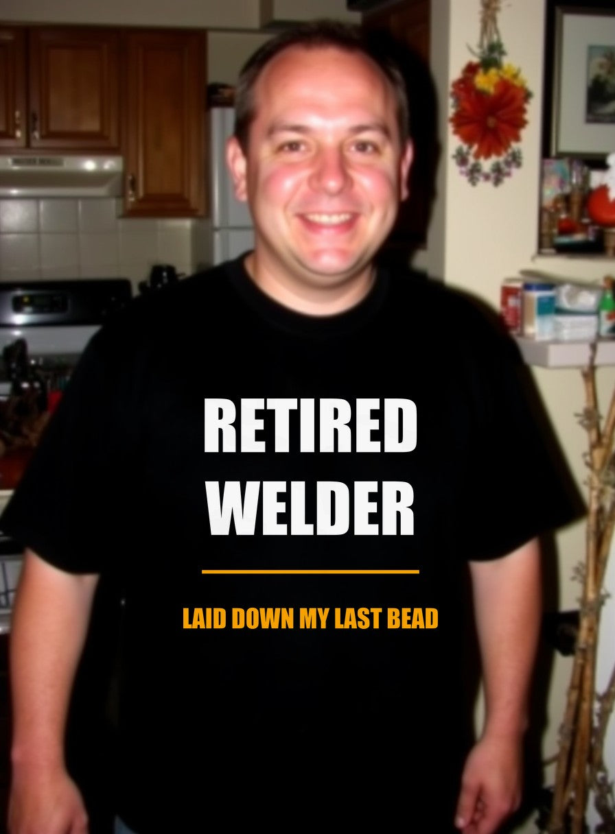 Retired Welder Shirt — worn lifestyle photo