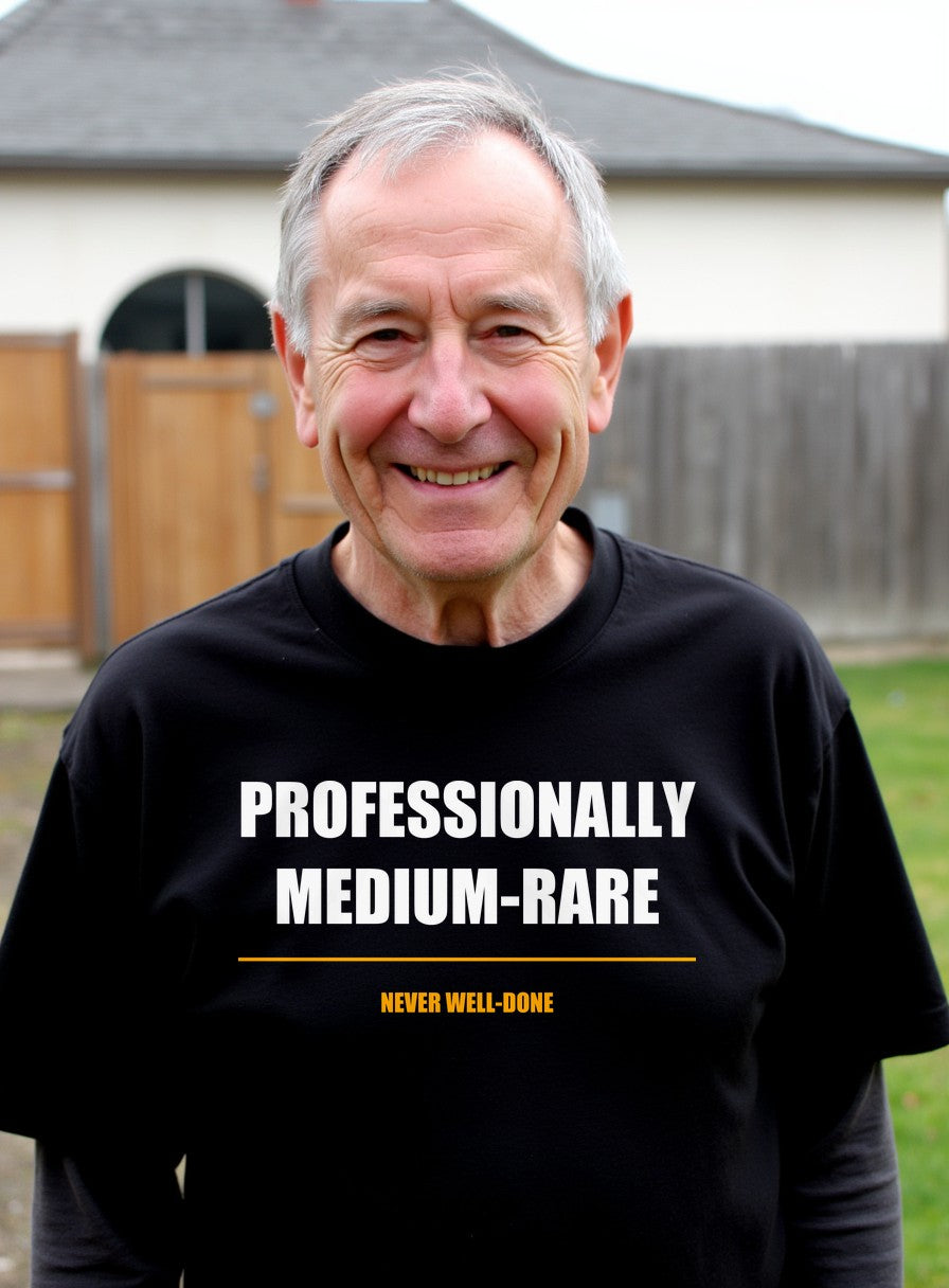 Professionally Medium-Rare Shirt — worn lifestyle photo
