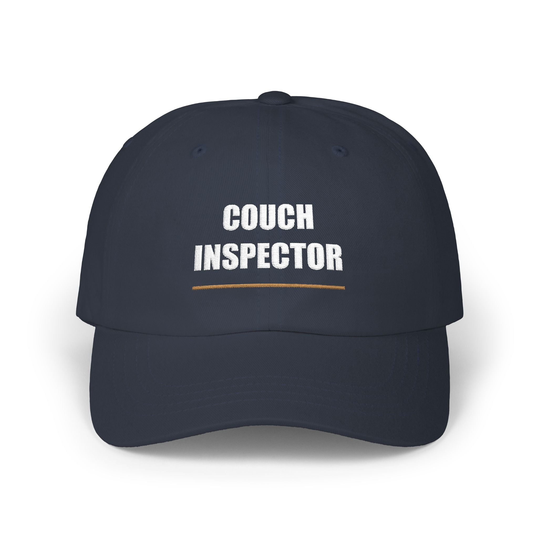 Couch Inspector Dad Hat - Funny Embroidered Dad Cap, Father's Day Gift, Lazy Dad Humor
