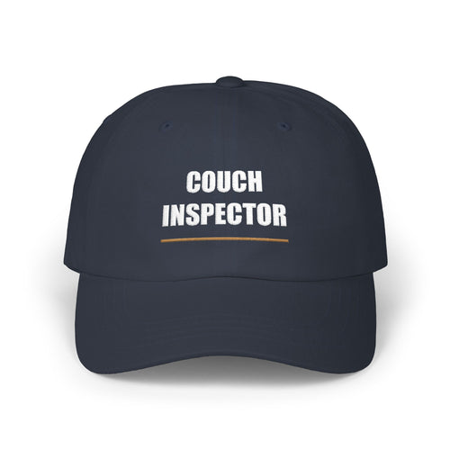 Couch Inspector Dad Hat - Funny Embroidered Dad Cap, Father's Day Gift, Lazy Dad Humor