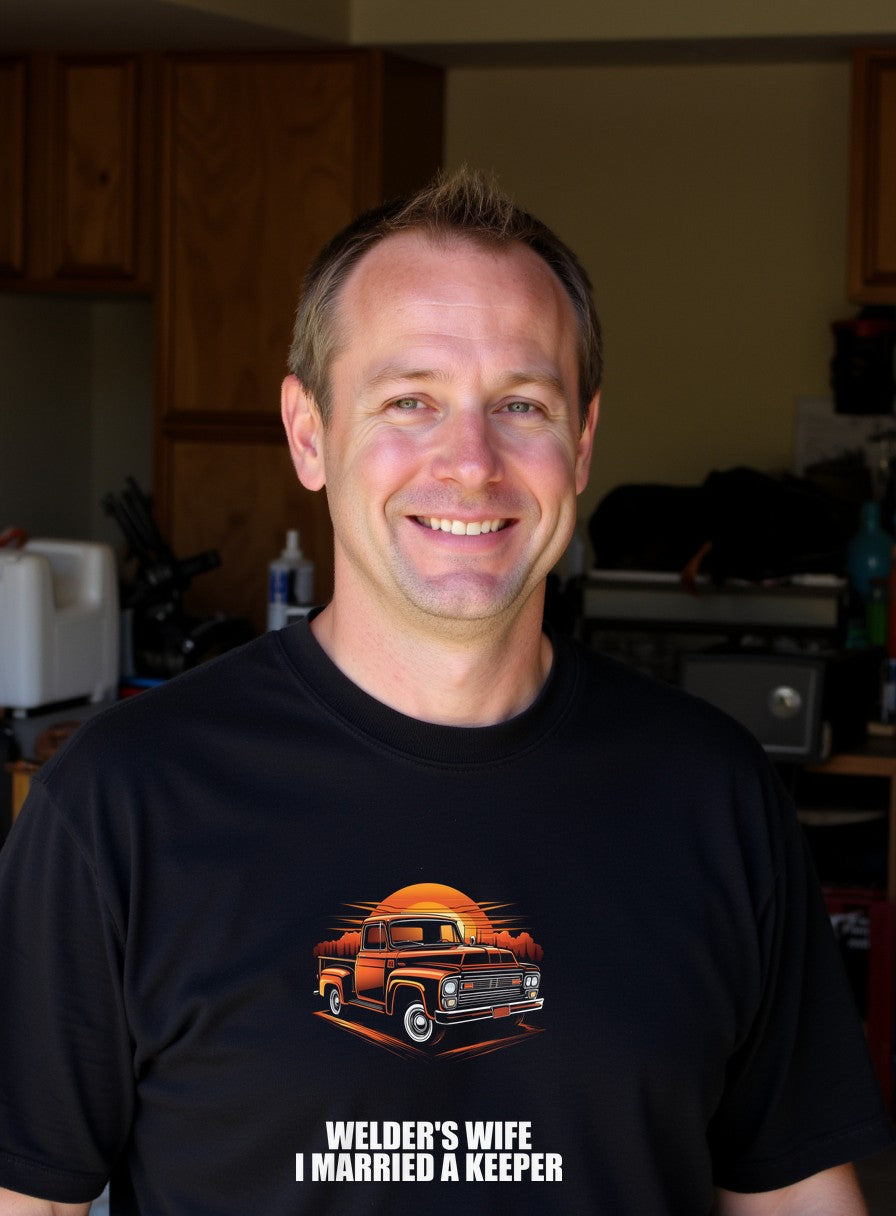 Welders Wife Shirt — worn lifestyle photo