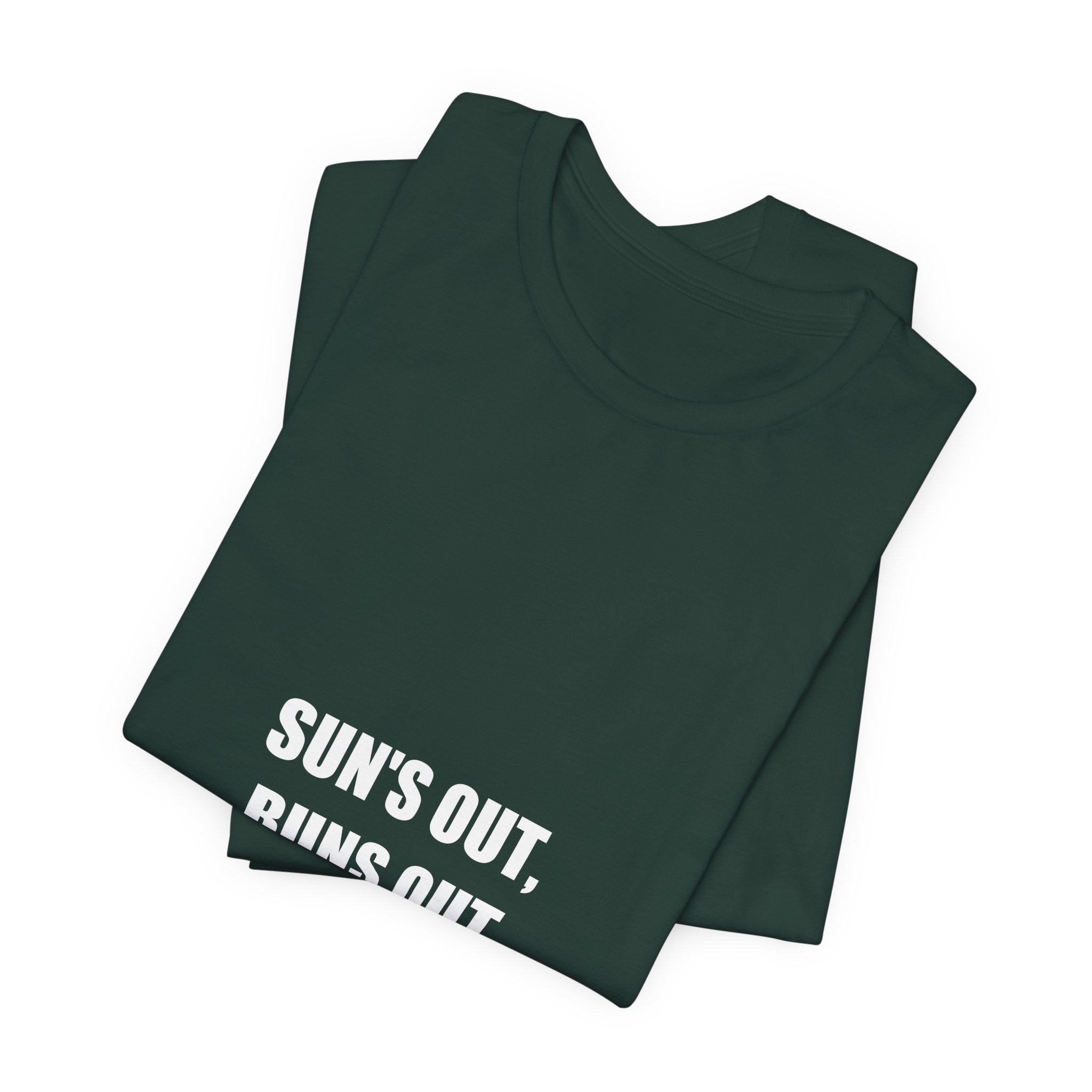 Sun's Out Buns Out Shirt - Funny Burger BBQ Dad Tee, Summer Grilling Gift, Premium Bella Canvas