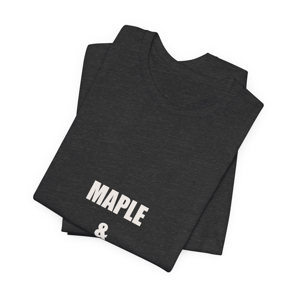 Maple And Hammer Shirt - Canadian Tradesman Tee, Canada Day Worker Gift, Funny Canadian Dad, Premium Bella Canvas