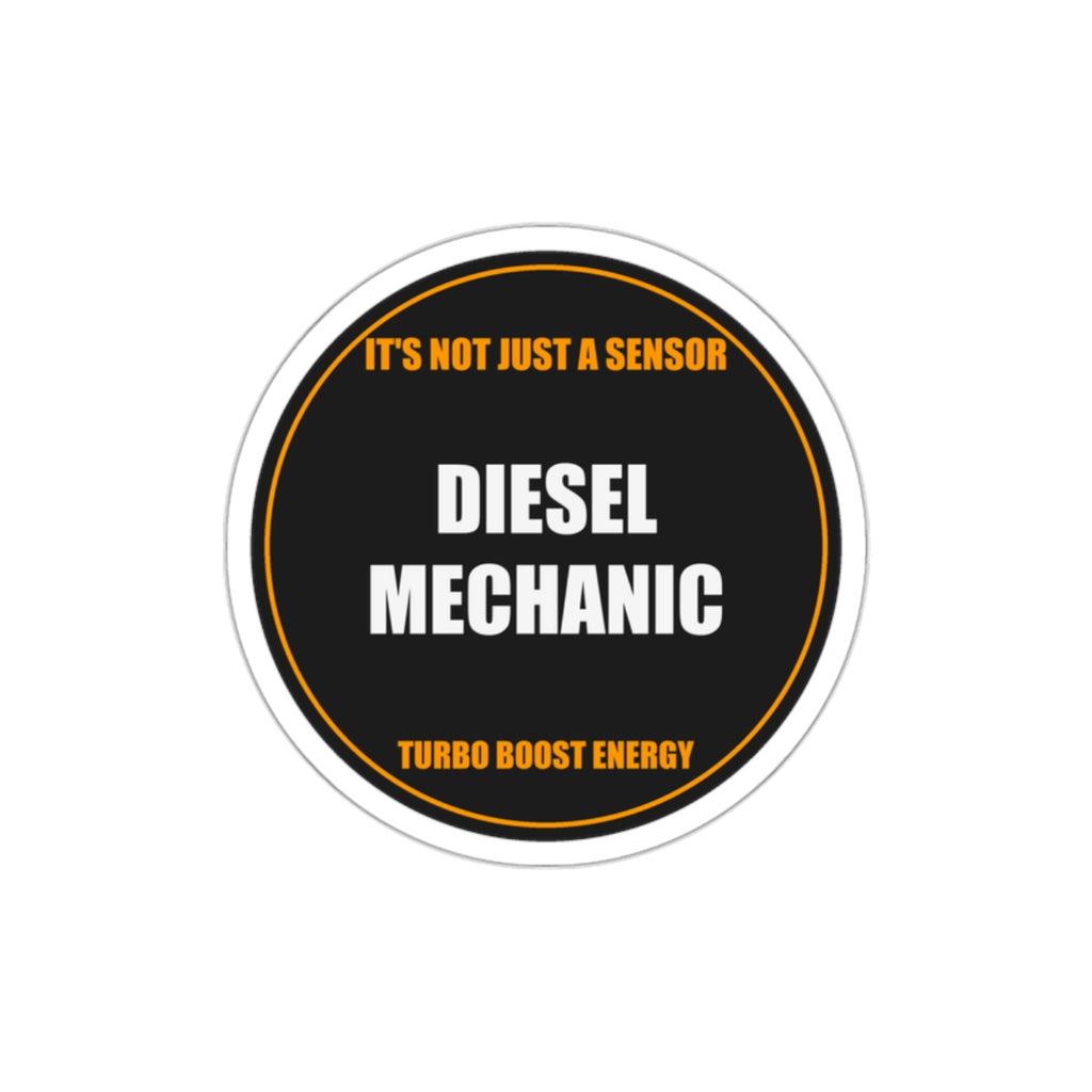 Diesel Mechanic Die-Cut Vinyl Sticker from Kindling & Hammer