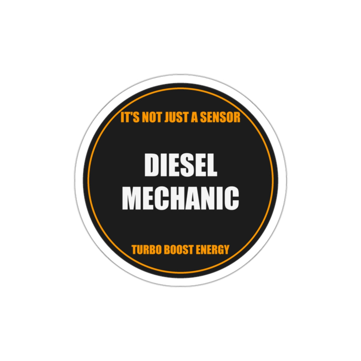 Diesel Mechanic Die-Cut Vinyl Sticker from Kindling & Hammer