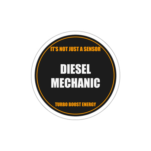 Diesel Mechanic Die-Cut Vinyl Sticker from Kindling & Hammer
