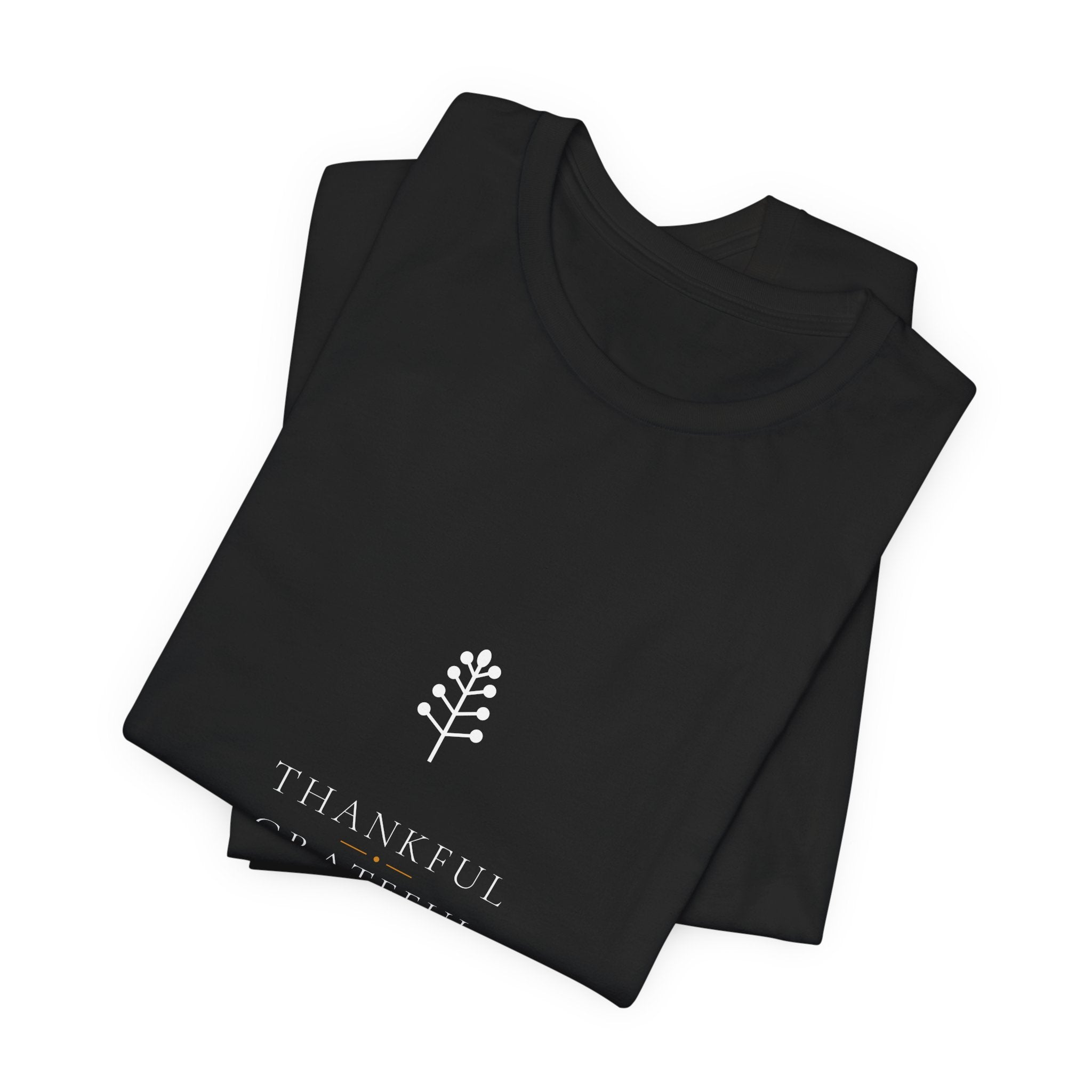 Thankful Grateful Blessed Shirt - Elegant Fall Tee, Thanksgiving Shirt, Premium Bella Canvas