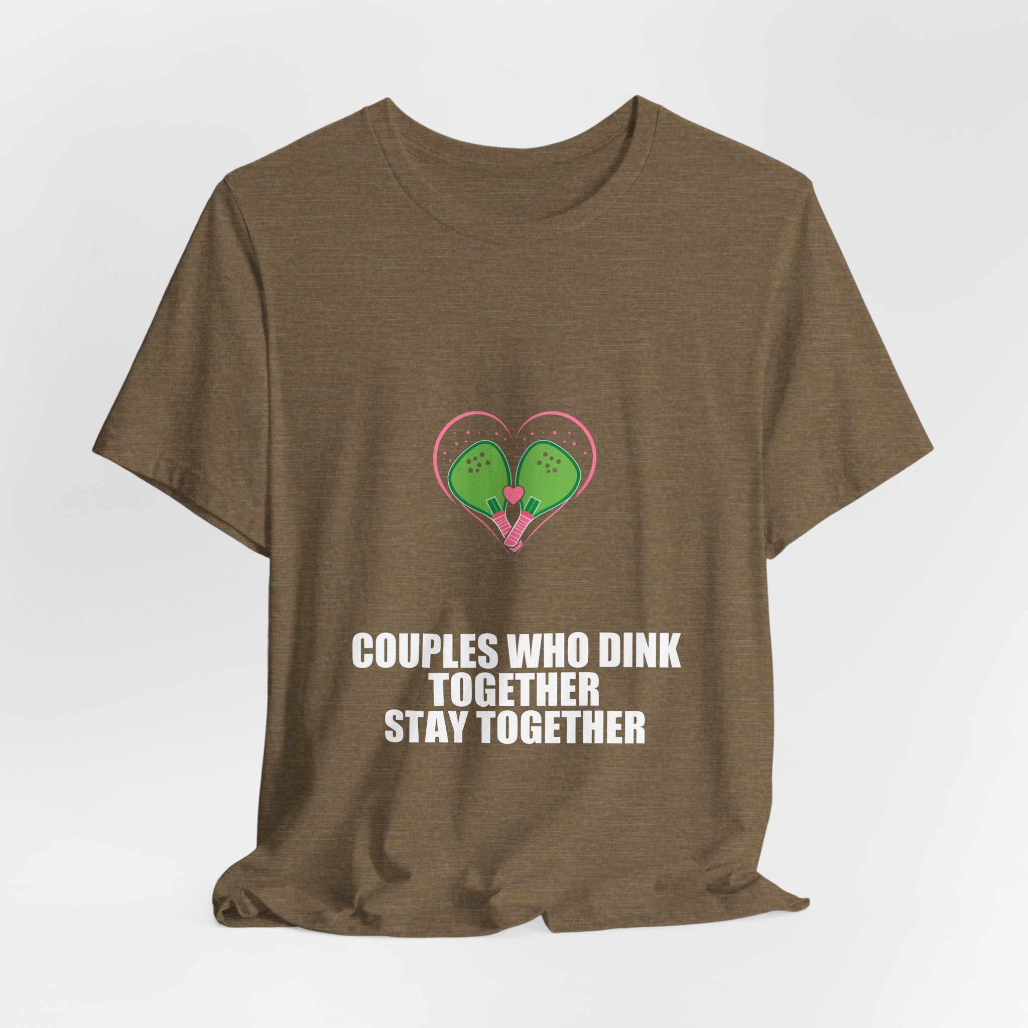Couples Who Dink Together Stay Together Shirt - Pickleball Player, Pickleball Gift, Tee, T-Shirt