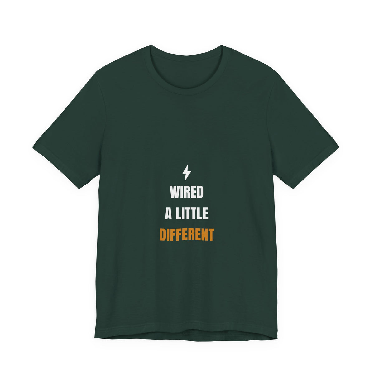 Wired A Little Different Shirt - Funny Electrician Pun Tee, Electrician Gift, Premium Bella Canvas