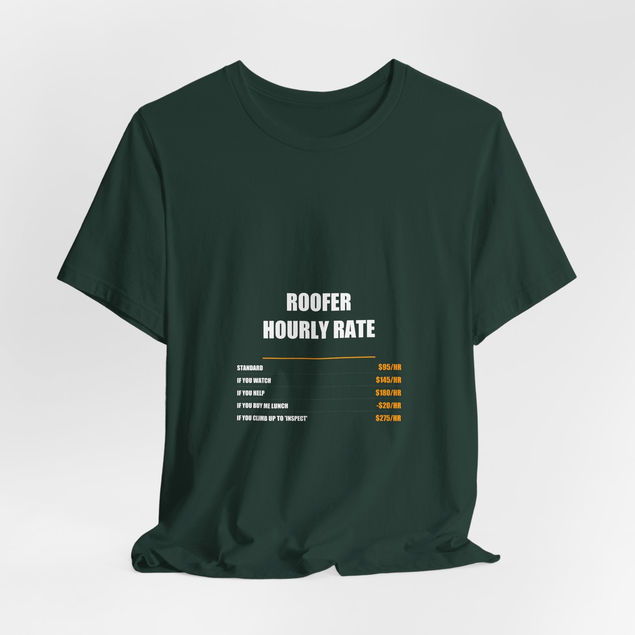 Roofer Hourly Rate Shirt - view 10