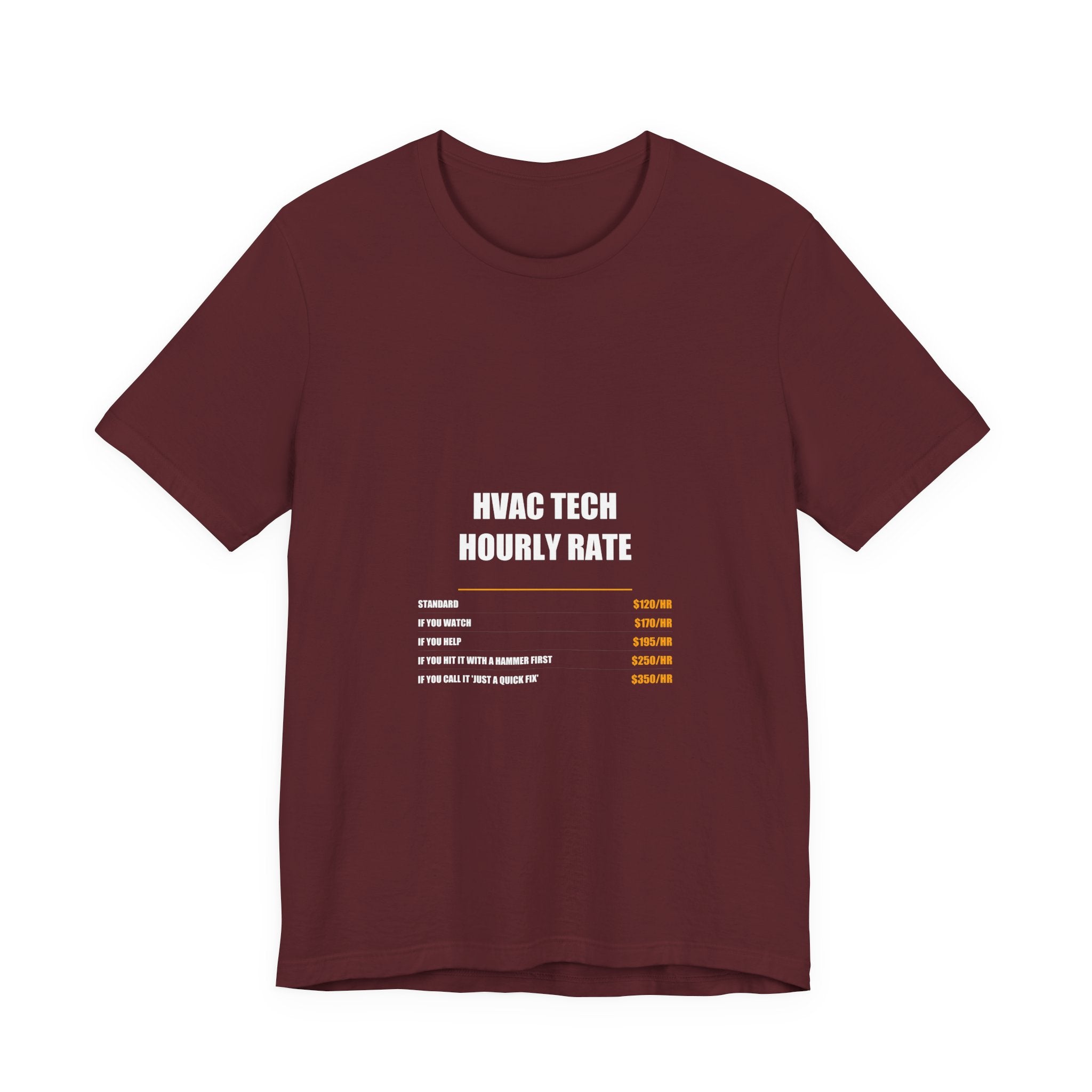 HVAC Technician Hourly Rate Shirt - view 10