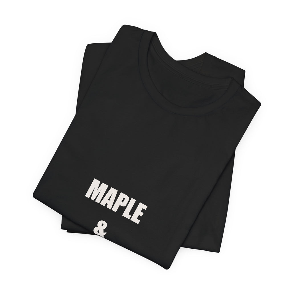 Maple And Hammer Shirt - Canadian Tradesman Tee, Canada Day Worker Gift, Funny Canadian Dad, Premium Bella Canvas