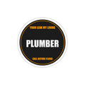 Plumber Die-Cut Vinyl Sticker from Kindling & Hammer