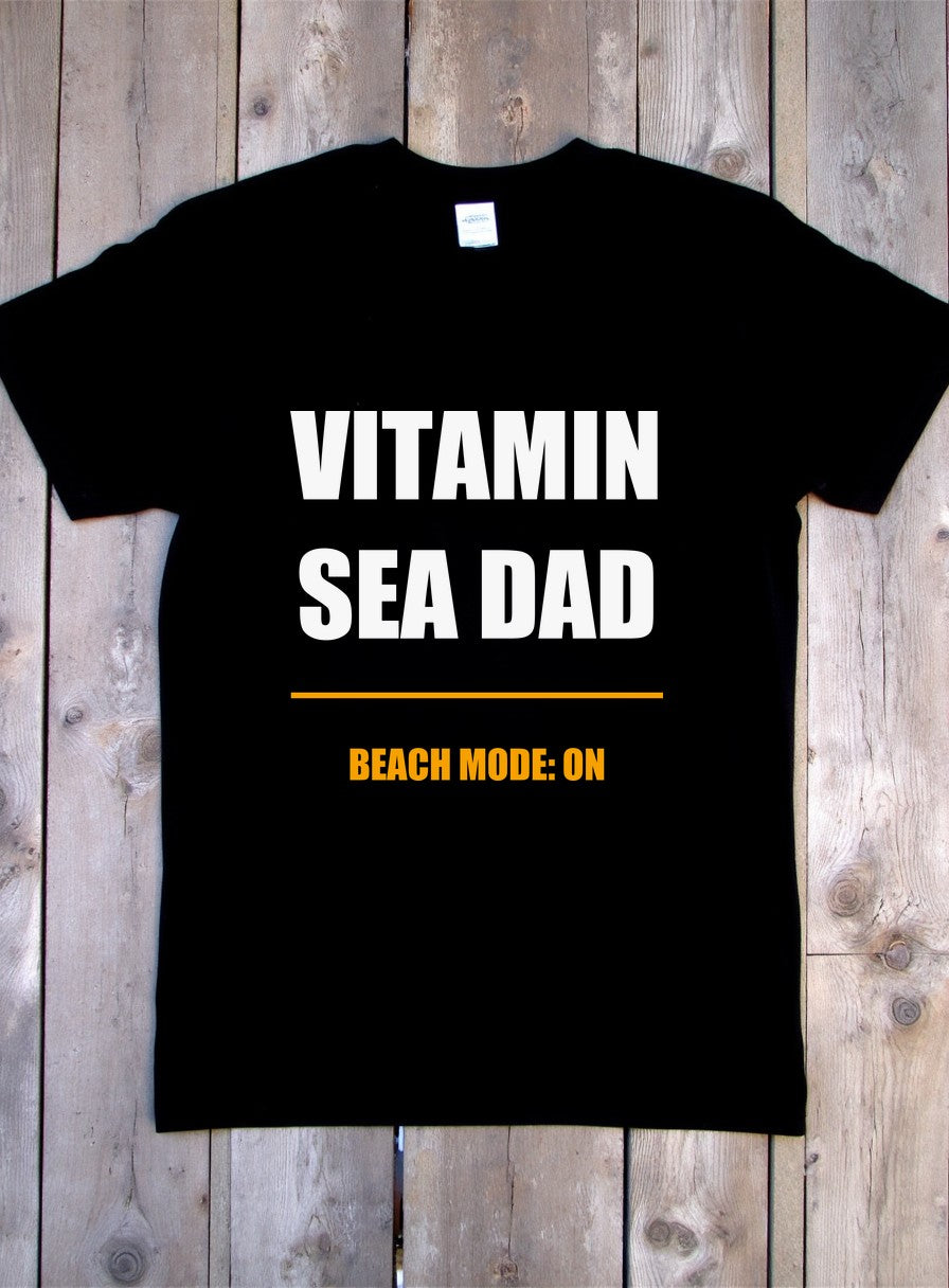 Vitamin Sea Dad Shirt — flat lay photo