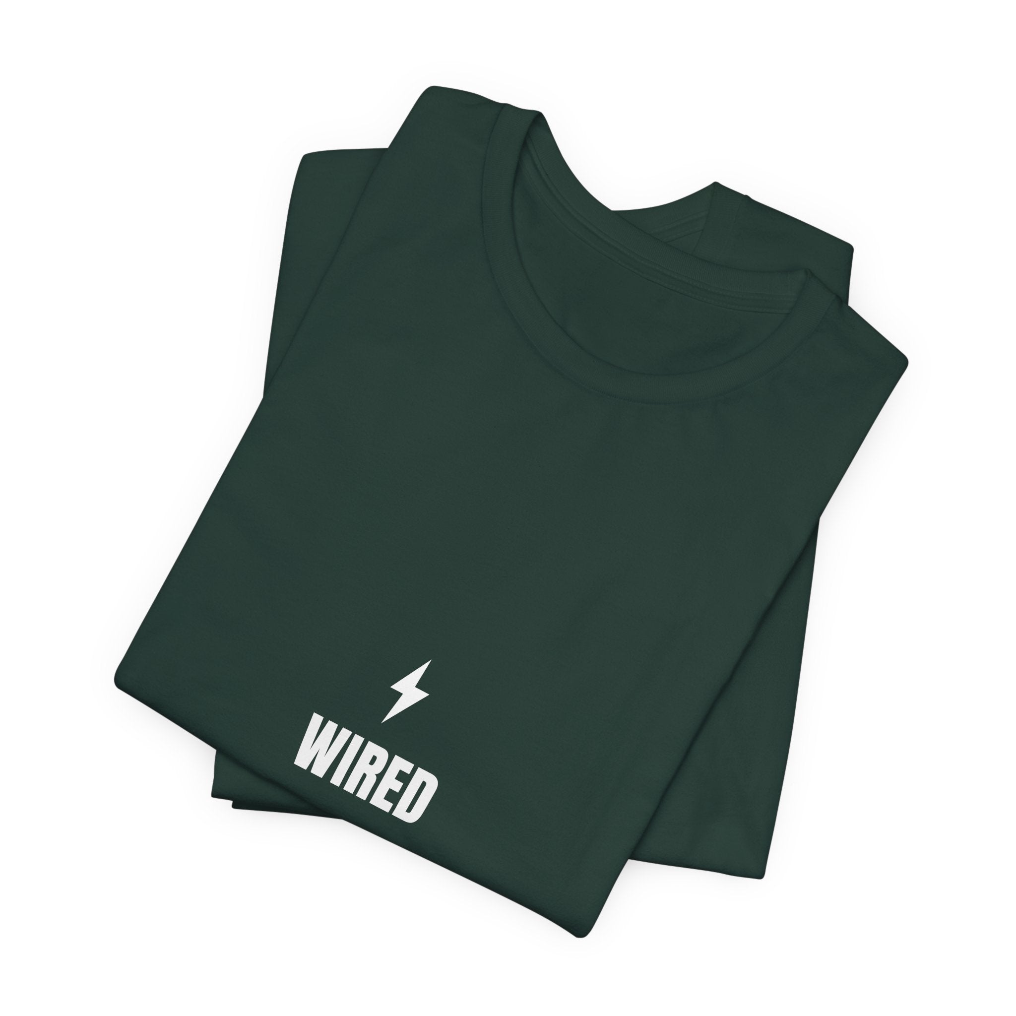 Wired A Little Different Shirt - Funny Electrician Pun Tee, Electrician Gift, Premium Bella Canvas