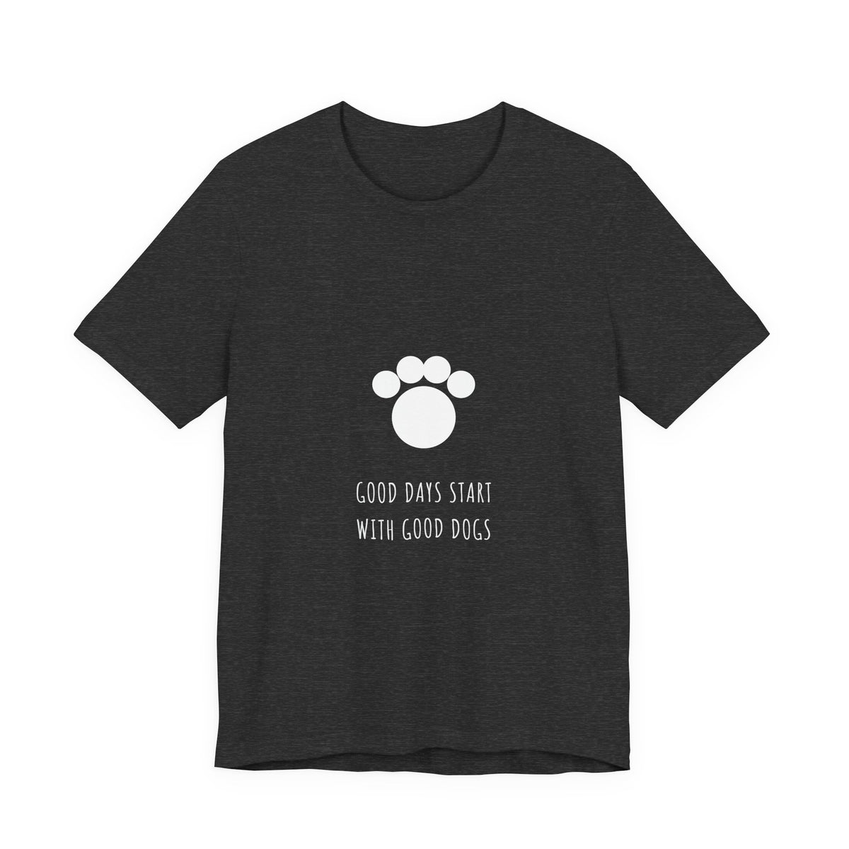 Good Days Start With Good Dogs Shirt - Boho Dog Lover Tee, Dog Mom Gift, Premium Bella Canvas