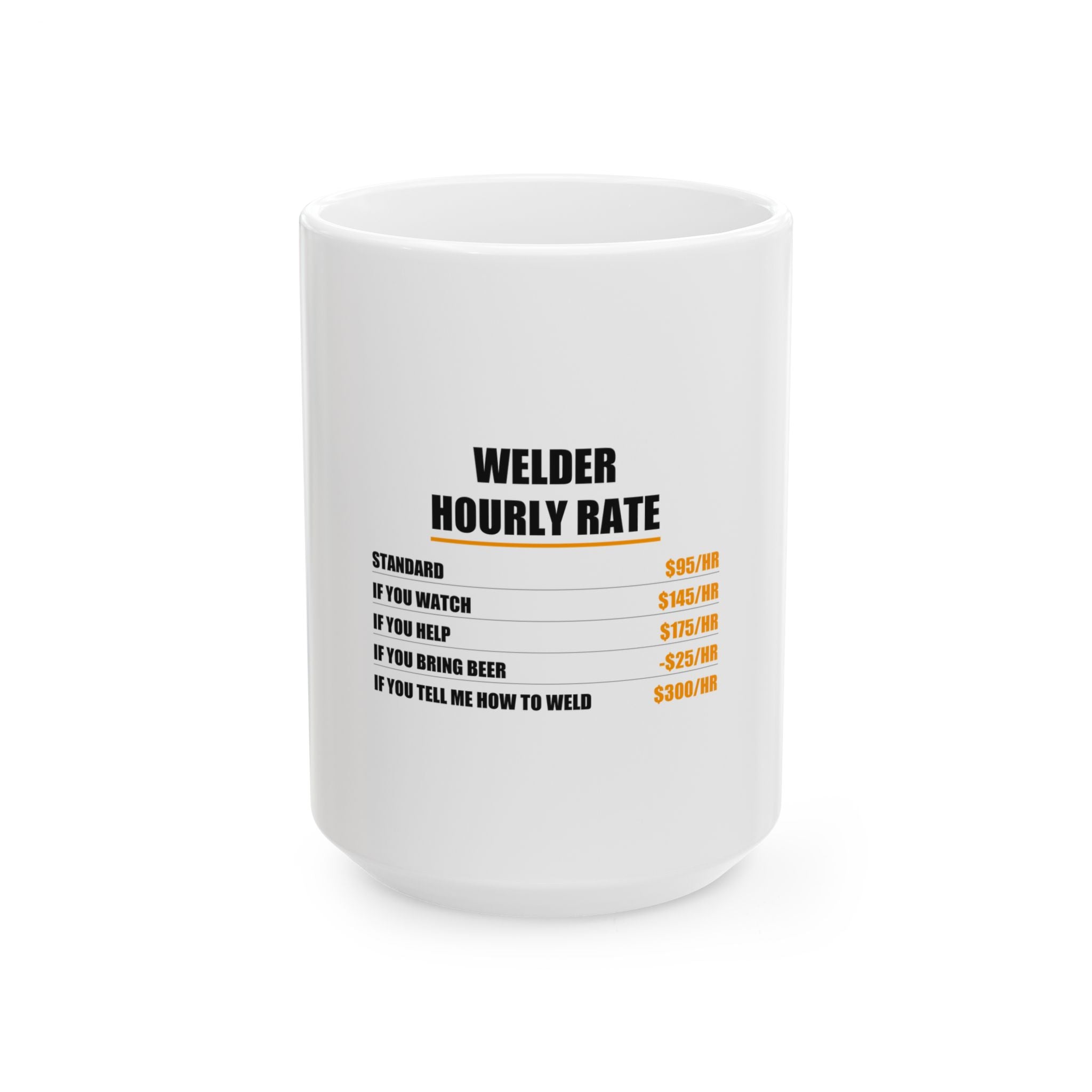 Welder Hourly Rate Mug - view 2