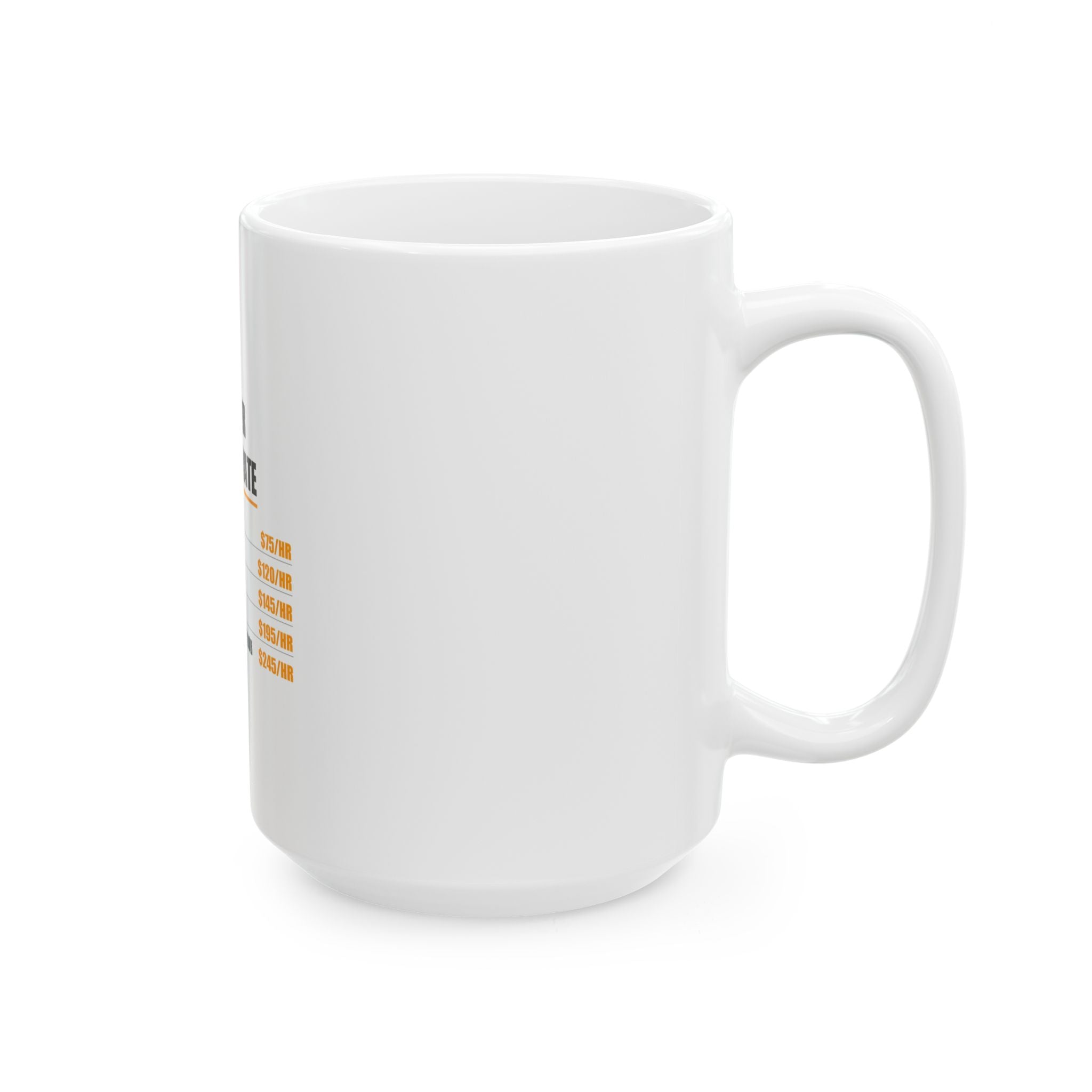 Painter Hourly Rate Mug - view 8