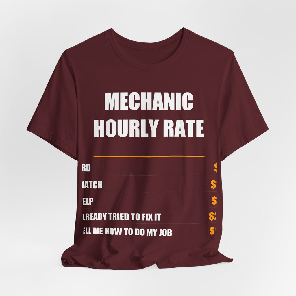 Mechanic Hourly Rate Shirt - view 40