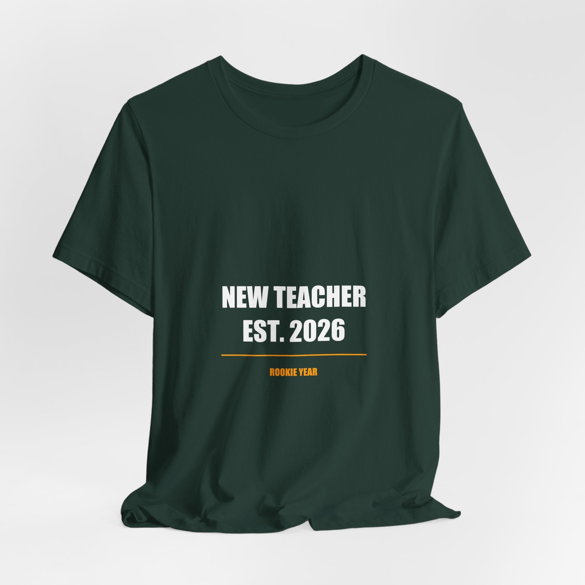 New Teacher Est 2026 Shirt - First Year Teacher Gift, New Teacher Tee, Back to School, Premium Bella Canvas