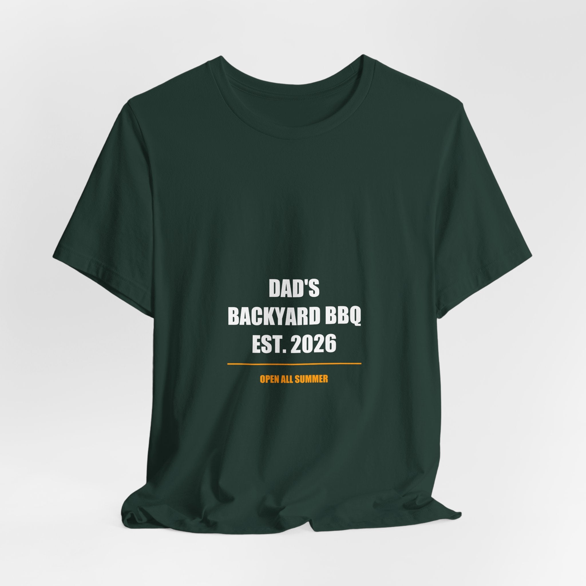 Dad's Backyard BBQ Est 2026 Shirt - Funny Grilling Dad Tee, Father's Day Gift, Premium Bella Canvas